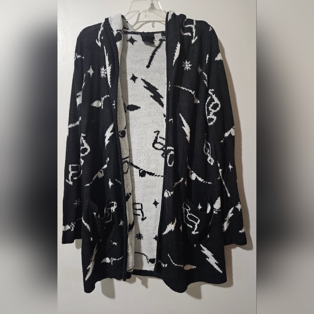 Harry Potter Sweater with Hood, Acrylic, Size M/L, Pockets!